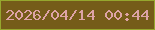 文字の大きさ：5、枠の色：96a72e、背景の色：755c19、文字の色：dda3a6 無料ブログパーツのブログ時計