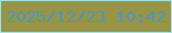 文字の大きさ：5、枠の色：96e5ef、背景の色：999444、文字の色：4c97bf 無料ブログパーツのブログ時計