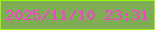 文字の大きさ：5、枠の色：96f807、背景の色：7fac55、文字の色：fa3ed5 無料ブログパーツのブログ時計