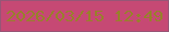 文字の大きさ：4、枠の色：975676、背景の色：c64974、文字の色：97812a 無料ブログパーツのブログ時計