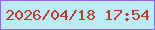 文字の大きさ：4、枠の色：9764f8、背景の色：bdebf3、文字の色：c0392b 無料ブログパーツのブログ時計