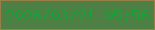 文字の大きさ：4、枠の色：978048、背景の色：4e8046、文字の色：17a139 無料ブログパーツのブログ時計