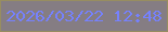 文字の大きさ：3、枠の色：978d61、背景の色：857d83、文字の色：7681fd 無料ブログパーツのブログ時計