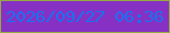 文字の大きさ：2、枠の色：97a943、背景の色：8631c4、文字の色：1971f0 無料ブログパーツのブログ時計