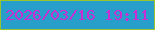 文字の大きさ：5、枠の色：97c52b、背景の色：289ecb、文字の色：c92ed4 無料ブログパーツのブログ時計