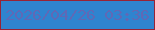 文字の大きさ：3、枠の色：982336、背景の色：2f84cf、文字の色：5f69b6 無料ブログパーツのブログ時計