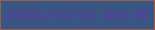 文字の大きさ：3、枠の色：985e47、背景の色：395682、文字の色：5c3a9e 無料ブログパーツのブログ時計