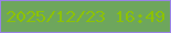 文字の大きさ：5、枠の色：9883e6、背景の色：6ea65c、文字の色：8cc203 無料ブログパーツのブログ時計