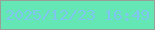 文字の大きさ：5、枠の色：989f96、背景の色：64e7b4、文字の色：7ec5f0 無料ブログパーツのブログ時計