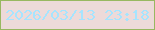 文字の大きさ：4、枠の色：98b861、背景の色：eddad9、文字の色：a6e4fe 無料ブログパーツのブログ時計