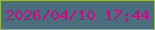 文字の大きさ：5、枠の色：98ba55、背景の色：4a6e7e、文字の色：c50c84 無料ブログパーツのブログ時計