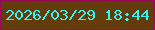 文字の大きさ：5、枠の色：99095a、背景の色：633c0c、文字の色：37f3f3 無料ブログパーツのブログ時計