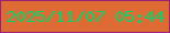文字の大きさ：5、枠の色：992176、背景の色：de6b34、文字の色：07d56c 無料ブログパーツのブログ時計