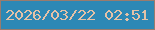 文字の大きさ：1、枠の色：997b6d、背景の色：2c88b5、文字の色：e4c2a7 無料ブログパーツのブログ時計