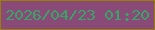 文字の大きさ：2、枠の色：997e07、背景の色：894a78、文字の色：39a368 無料ブログパーツのブログ時計