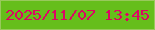 文字の大きさ：5、枠の色：99c95c、背景の色：66be1b、文字の色：dc0664 無料ブログパーツのブログ時計