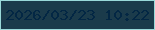 文字の大きさ：3、枠の色：99d9d9、背景の色：1b3b4b、文字の色：032744 無料ブログパーツのブログ時計