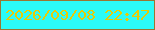 文字の大きさ：4、枠の色：9a7632、背景の色：2bfbf8、文字の色：e7cb07 無料ブログパーツのブログ時計
