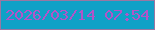 文字の大きさ：5、枠の色：9a77a2、背景の色：10a1c7、文字の色：b354c8 無料ブログパーツのブログ時計