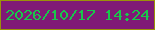 文字の大きさ：1、枠の色：9a9209、背景の色：801a76、文字の色：18c74b 無料ブログパーツのブログ時計