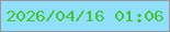 文字の大きさ：3、枠の色：9a9698、背景の色：90e0fd、文字の色：43c532 無料ブログパーツのブログ時計