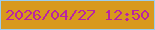 文字の大きさ：1、枠の色：9acdee、背景の色：d8991d、文字の色：ba23a3 無料ブログパーツのブログ時計