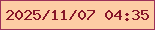 文字の大きさ：1、枠の色：9b3159、背景の色：fdcda4、文字の色：871629 無料ブログパーツのブログ時計