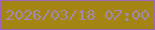文字の大きさ：1、枠の色：9b66b8、背景の色：a48413、文字の色：a089b0 無料ブログパーツのブログ時計
