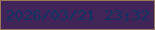 文字の大きさ：2、枠の色：9b785d、背景の色：412558、文字の色：113361 無料ブログパーツのブログ時計