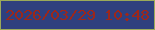 文字の大きさ：3、枠の色：9baa59、背景の色：2f407e、文字の色：9d271a 無料ブログパーツのブログ時計