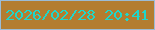 文字の大きさ：1、枠の色：9bbcd6、背景の色：b37d30、文字の色：1ed7cb 無料ブログパーツのブログ時計