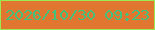 文字の大きさ：5、枠の色：9bea51、背景の色：e07630、文字の色：44c27b 無料ブログパーツのブログ時計