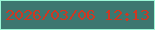 文字の大きさ：1、枠の色：9bf7d7、背景の色：3d7770、文字の色：ce3822 無料ブログパーツのブログ時計