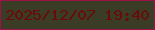 文字の大きさ：2、枠の色：9c1247、背景の色：3a3c26、文字の色：6b0b09 無料ブログパーツのブログ時計