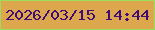 文字の大きさ：3、枠の色：9cdd59、背景の色：dda84d、文字の色：420c76 無料ブログパーツのブログ時計