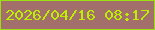 文字の大きさ：4、枠の色：9cdf0e、背景の色：a36f6a、文字の色：beef03 無料ブログパーツのブログ時計