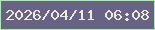文字の大きさ：3、枠の色：9cf897、背景の色：686285、文字の色：ecebd3 無料ブログパーツのブログ時計