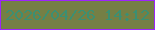 文字の大きさ：2、枠の色：9d24fb、背景の色：757f45、文字の色：3c8f72 無料ブログパーツのブログ時計