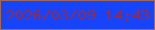 文字の大きさ：1、枠の色：9d685f、背景の色：1644fa、文字の色：902b52 無料ブログパーツのブログ時計
