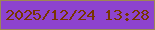 文字の大きさ：5、枠の色：9d8754、背景の色：8d43cf、文字の色：783501 無料ブログパーツのブログ時計