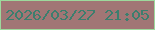 文字の大きさ：4、枠の色：9dd99c、背景の色：a17675、文字の色：3c7e6e 無料ブログパーツのブログ時計