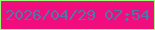 文字の大きさ：3、枠の色：9dfb78、背景の色：f00d7e、文字の色：5376a5 無料ブログパーツのブログ時計