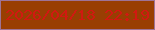 文字の大きさ：1、枠の色：9e7397、背景の色：993e02、文字の色：d11911 無料ブログパーツのブログ時計