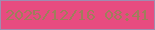 文字の大きさ：3、枠の色：9e8cb0、背景の色：e74c80、文字の色：9f7e5b 無料ブログパーツのブログ時計