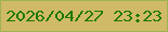文字の大きさ：1、枠の色：9eb255、背景の色：d0ba68、文字の色：1d7800 無料ブログパーツのブログ時計