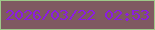 文字の大きさ：1、枠の色：9ec989、背景の色：7f5961、文字の色：8c1ce1 無料ブログパーツのブログ時計