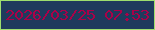 文字の大きさ：4、枠の色：9edf6e、背景の色：1f3b5d、文字の色：aa0148 無料ブログパーツのブログ時計