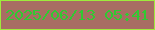 文字の大きさ：1、枠の色：9eeb3c、背景の色：a86d63、文字の色：31c932 無料ブログパーツのブログ時計