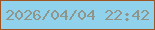 文字の大きさ：1、枠の色：a05421、背景の色：90d1ec、文字の色：90958b 無料ブログパーツのブログ時計