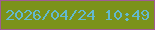 文字の大きさ：4、枠の色：a05b94、背景の色：7b921a、文字の色：63b9cf 無料ブログパーツのブログ時計